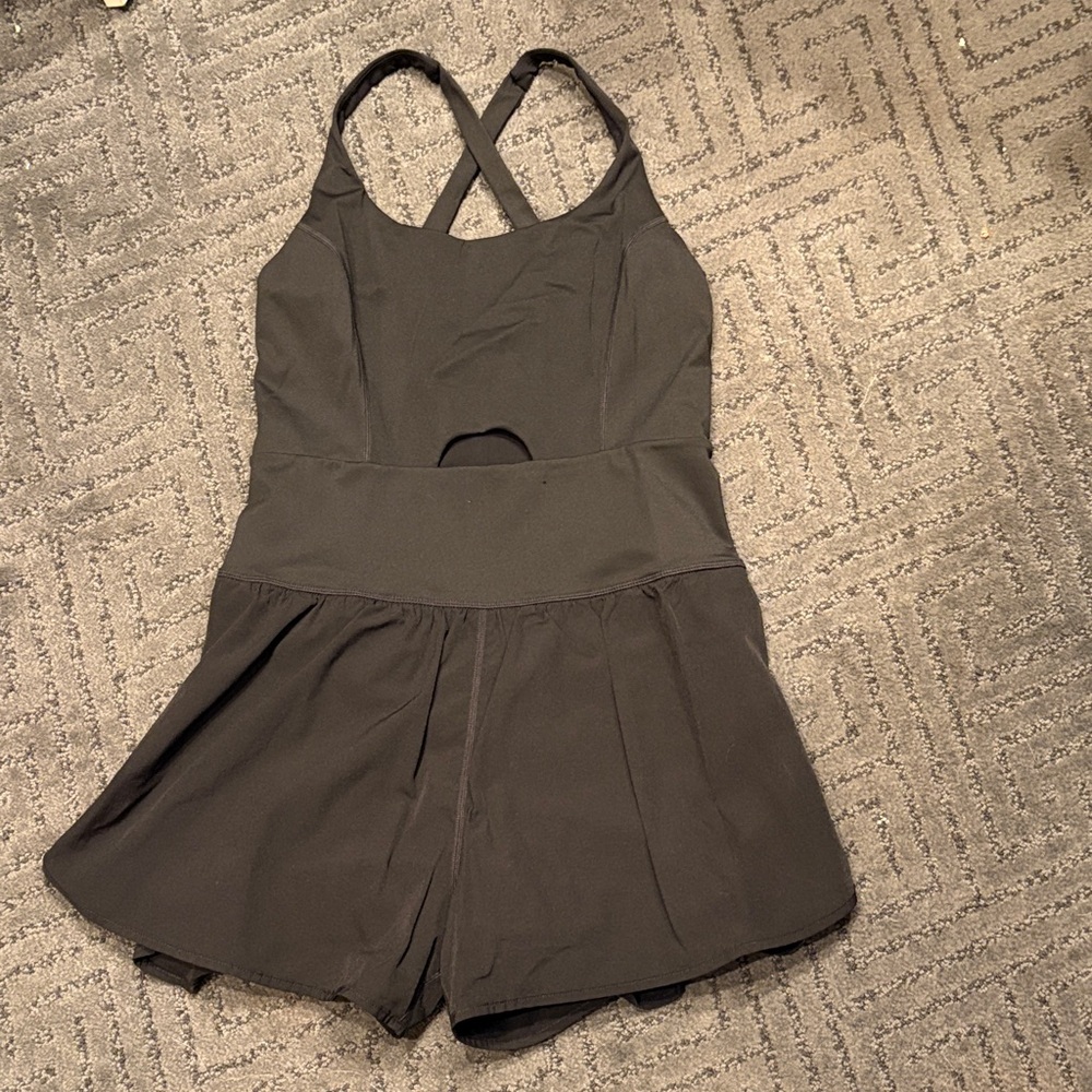 Women’s Athletic Black Romper